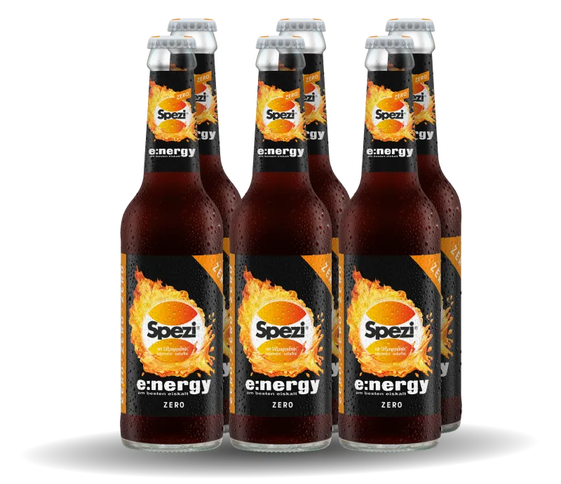 Spezi e:nergy ZERO Powertray Small (6 Flaschen)